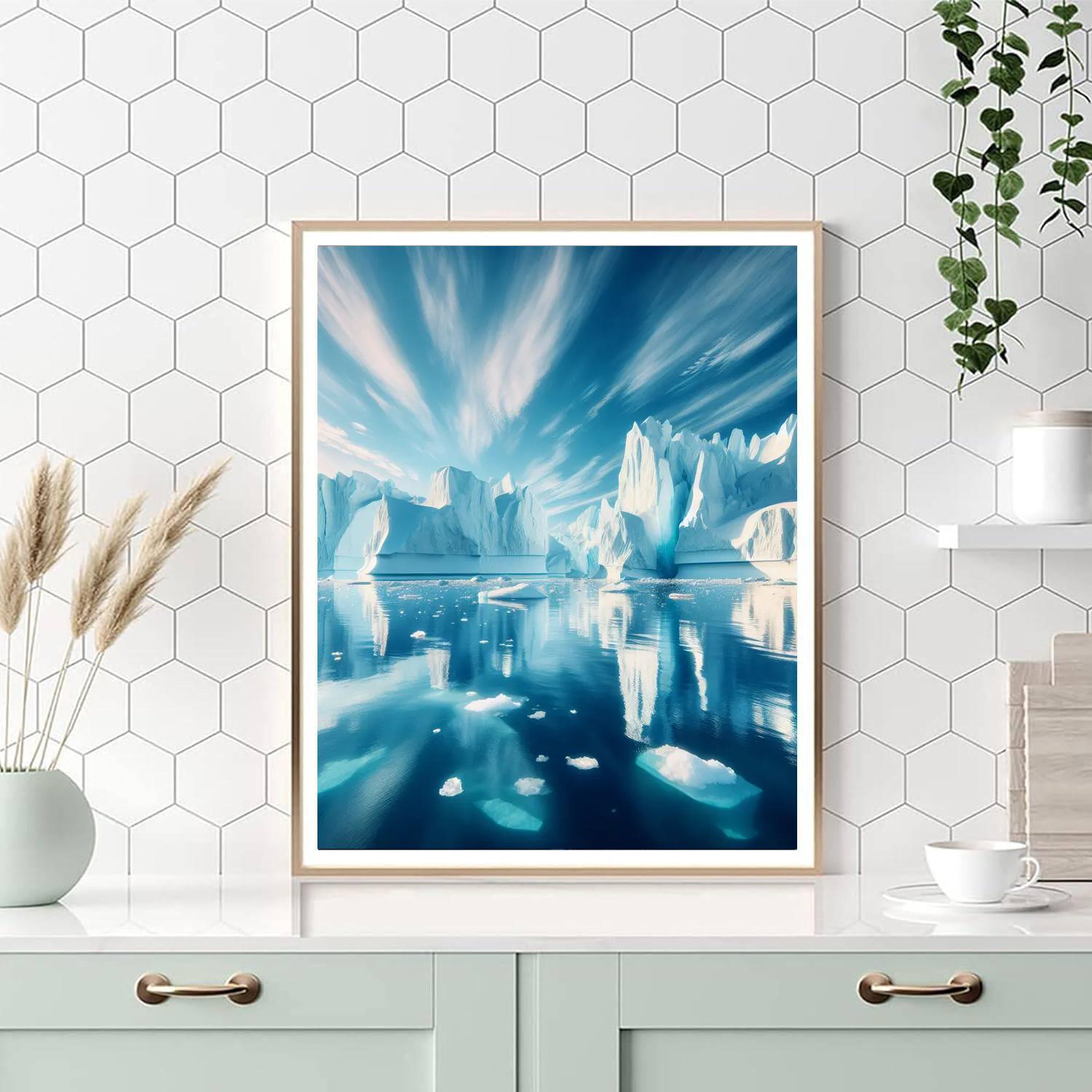 Glacial Adventure Escape Numbered Painting Kits