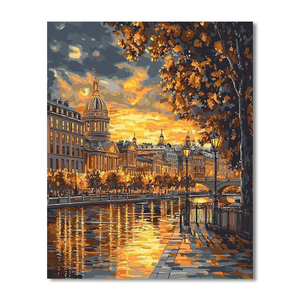 Turner Inspired Historical Cities Of Europe  Painting By Numbers Kit