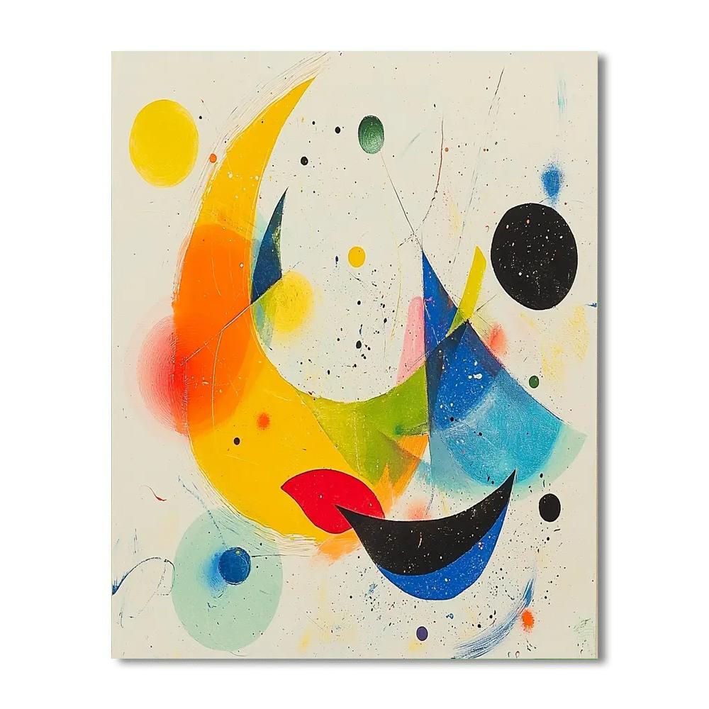 Joan Miró Inspired Enchanting Visions  Paint By Color