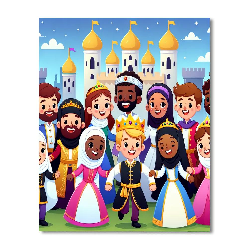 Royal Revelry Numbered Painting Kits