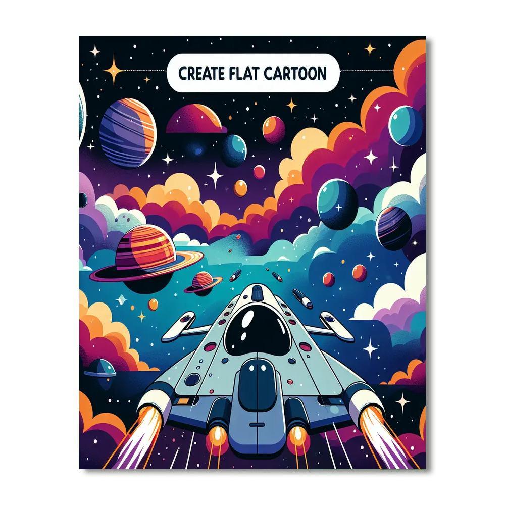 Voyage To The Sea Of Stars Paint By Number