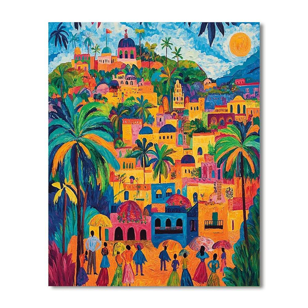 Diego Rivera Inspired The Vibrancy Of Culture  Numbered Painting Kits