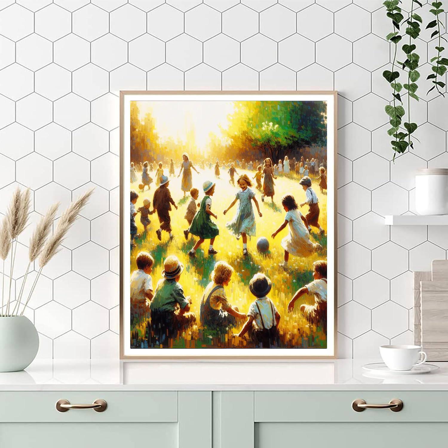 Nostalgic Childhood Adventures Paint By Number