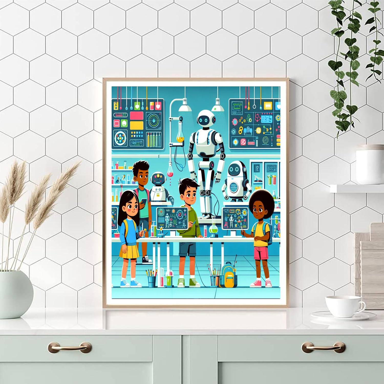 Robot Laboratory Challenge Painting Number Kit