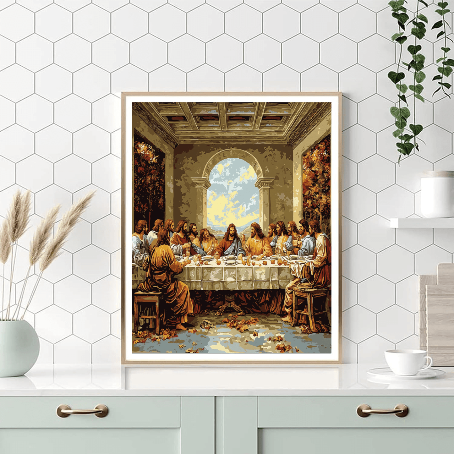 Leonardo Da Vinci Inspired Historical Triumph  Paint By Numbers Art