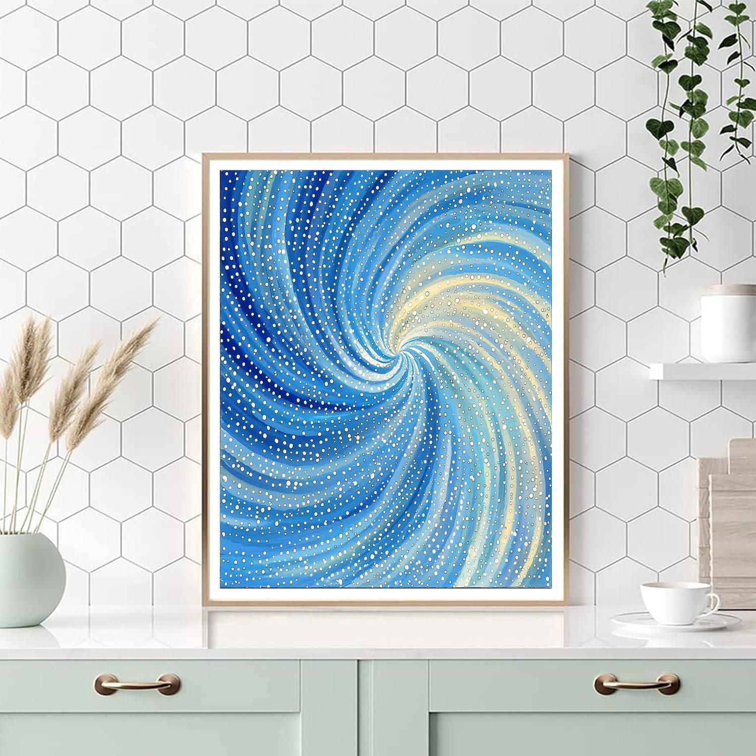 Georges Seurat Inspired Ethereal Whirl  Paint By Numbers Kits