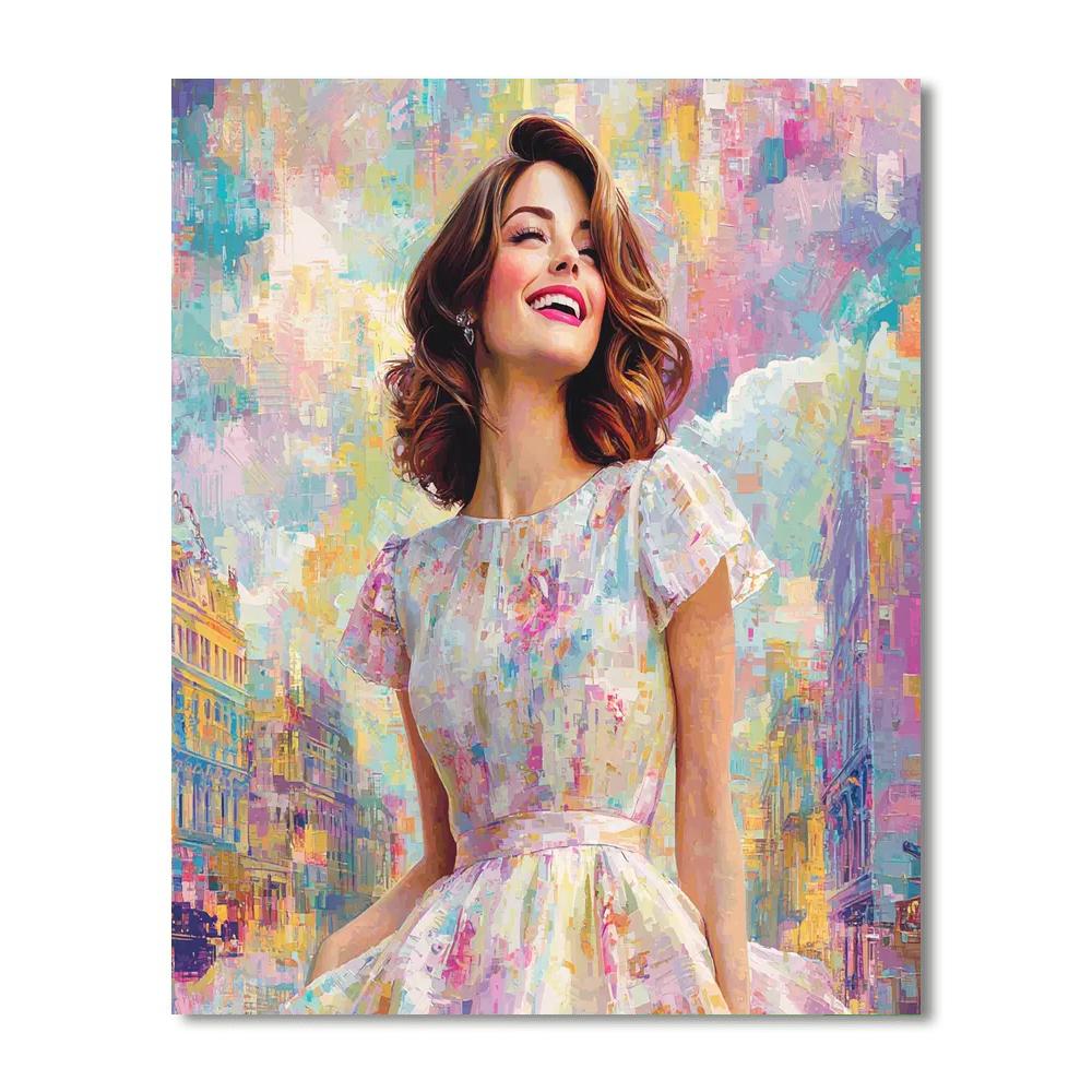 Emma Stone: A La La Land Of Dreams Numbered Painting Kits