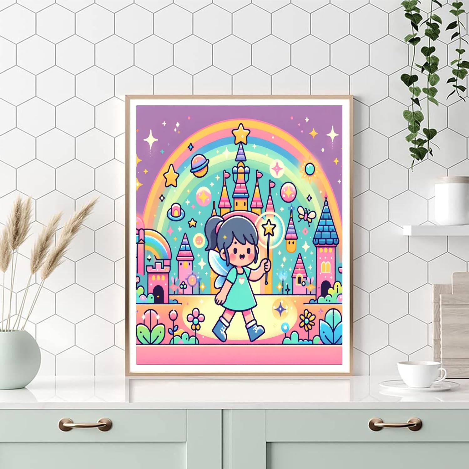Fairy Kingdom Expedition Painting Number Kit