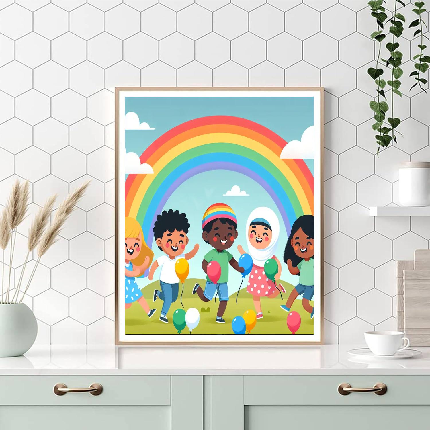 Rainbow Magic Party Paint By Numbers