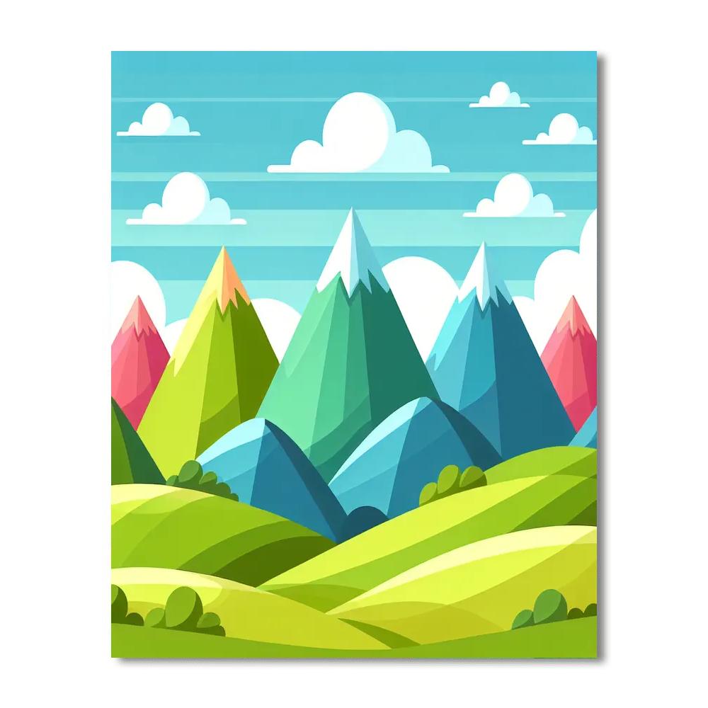 Mystic Mountain Numbered Painting Kits