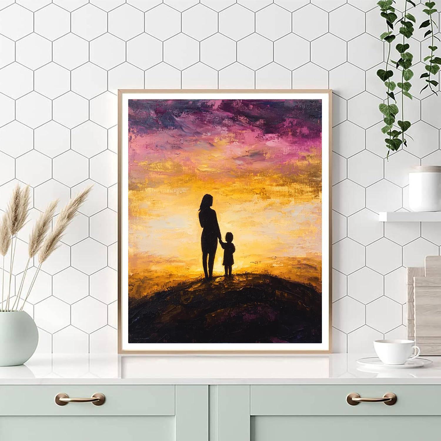 Dawn Of A Mother's Love Numbered Painting Kits