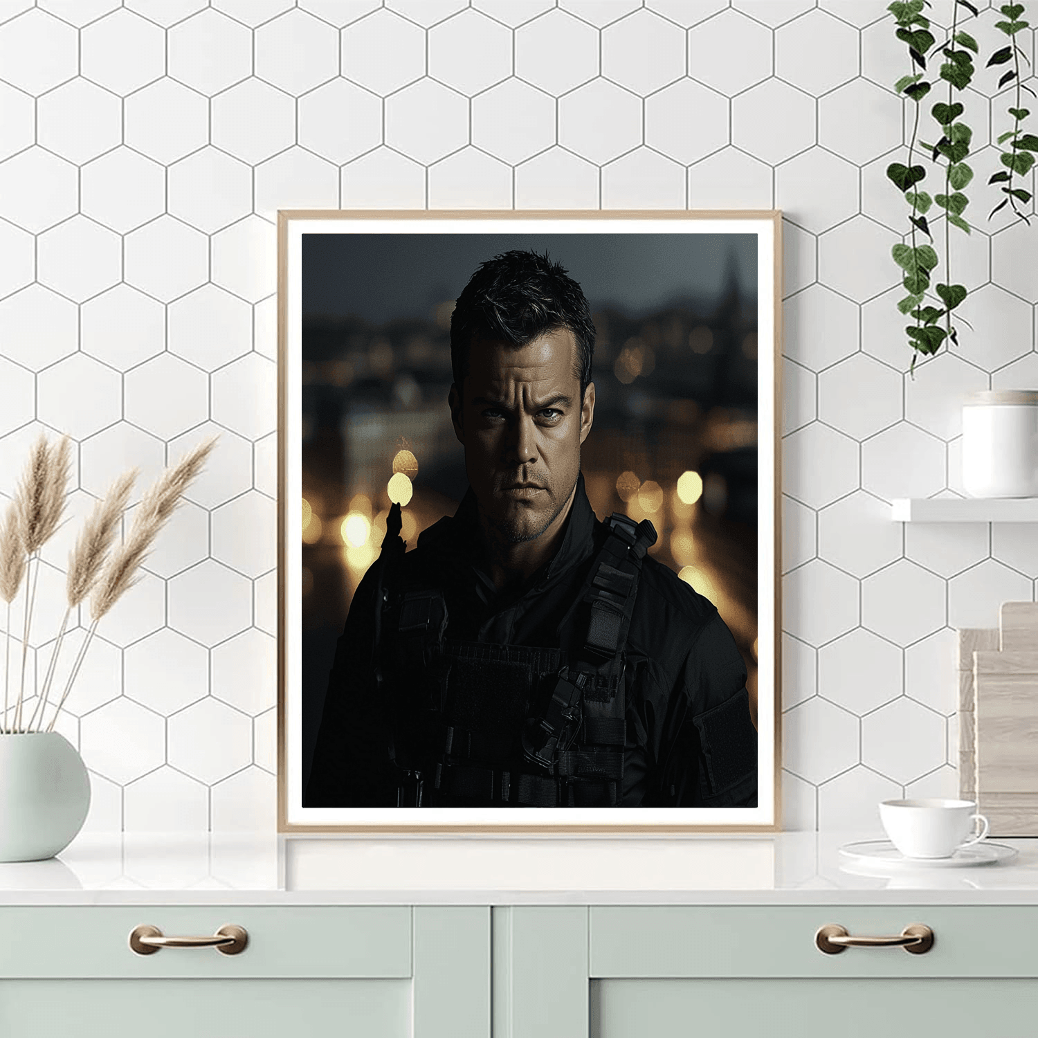 Matt Damon: Bourne To Adventure And Insight Paint By Number