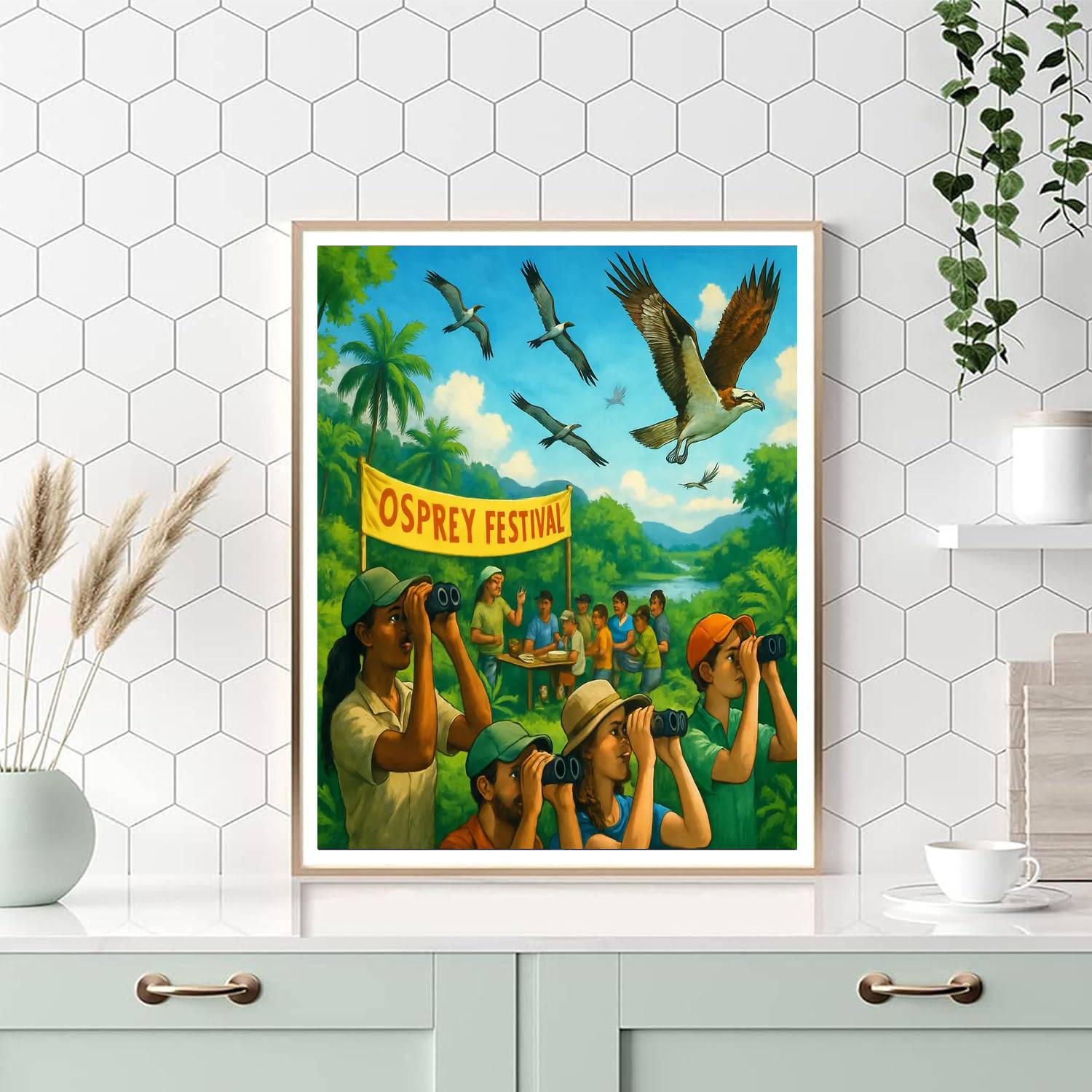 Osprey Festival Painting By Numbers Kit
