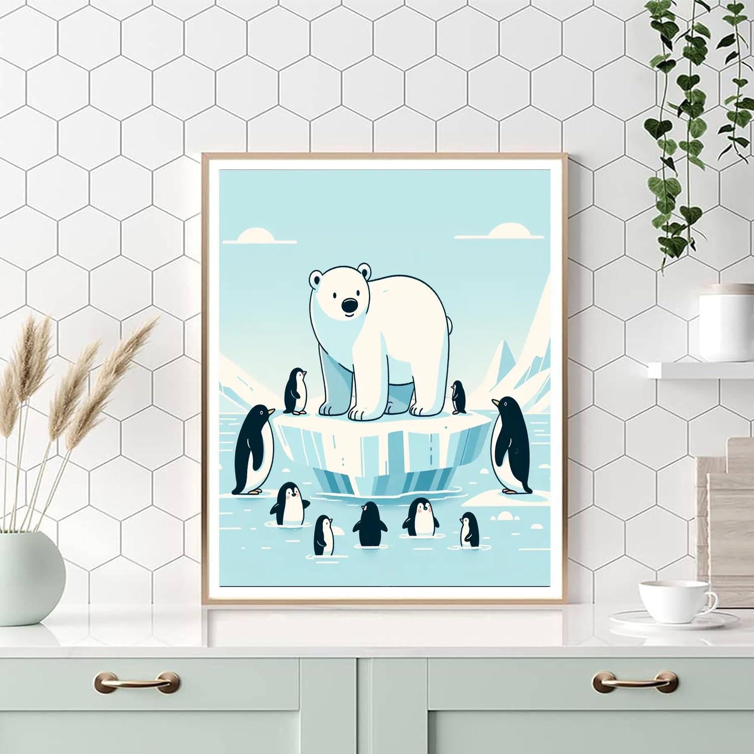 Arctic Adventure: Polar Quest DIY Paint By Numbers