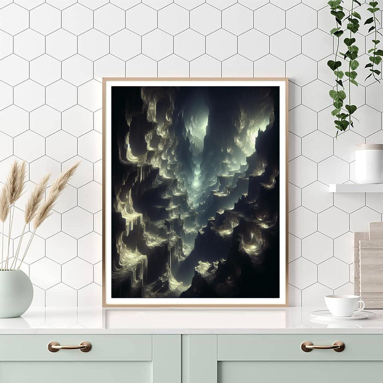 Mystic Cave Adventure Paint By Numbers Art