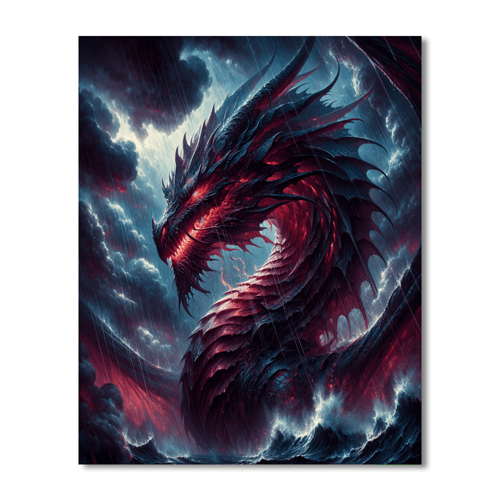 Dragon Mythos Paint By Number