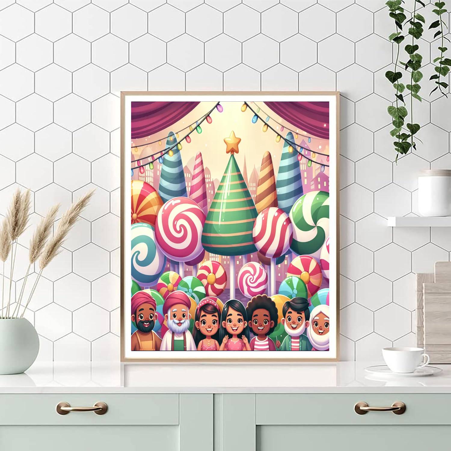 Magical Adventure In Candyland Number Painting