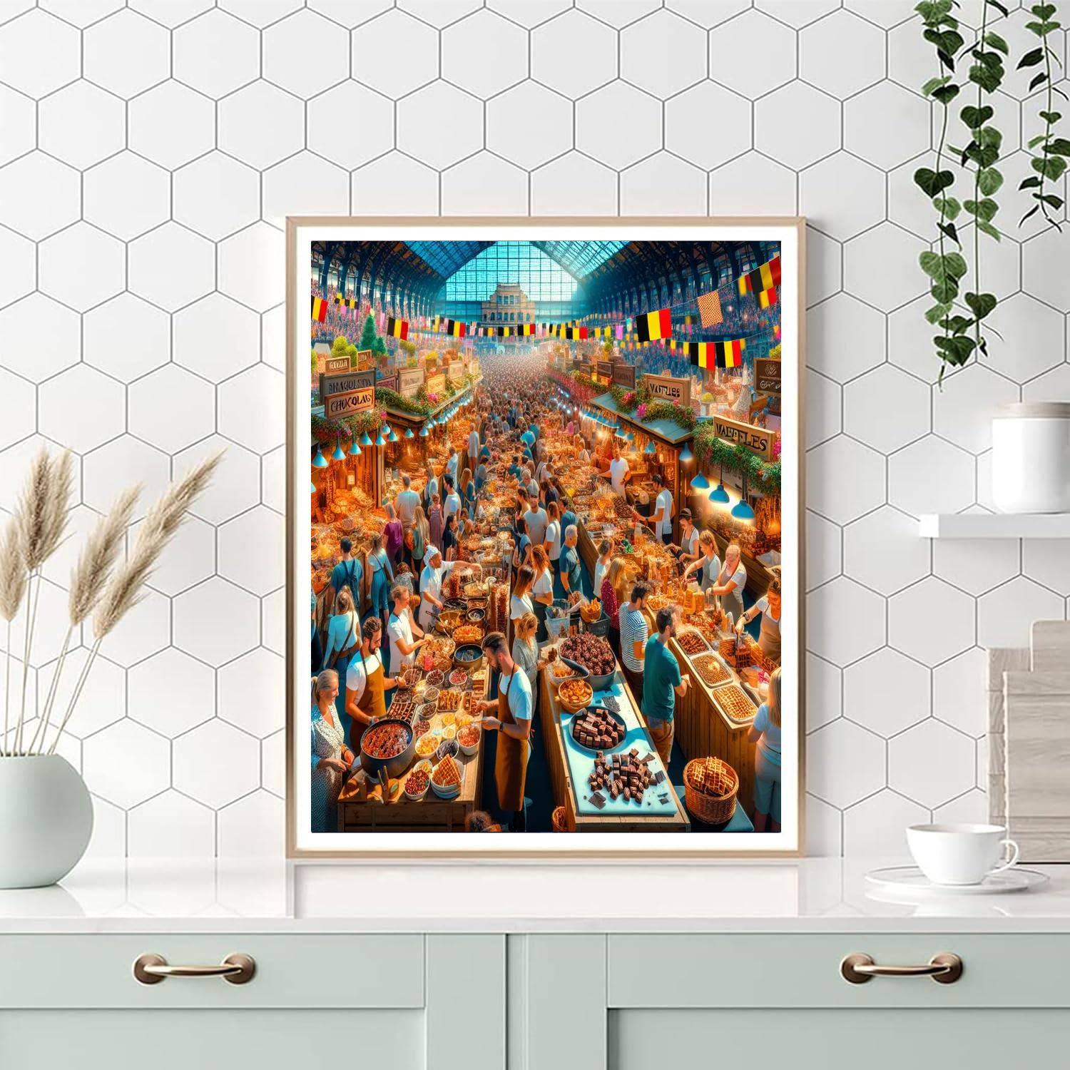 Gastronomy Festival - Belgium Paint By Numbers Kits