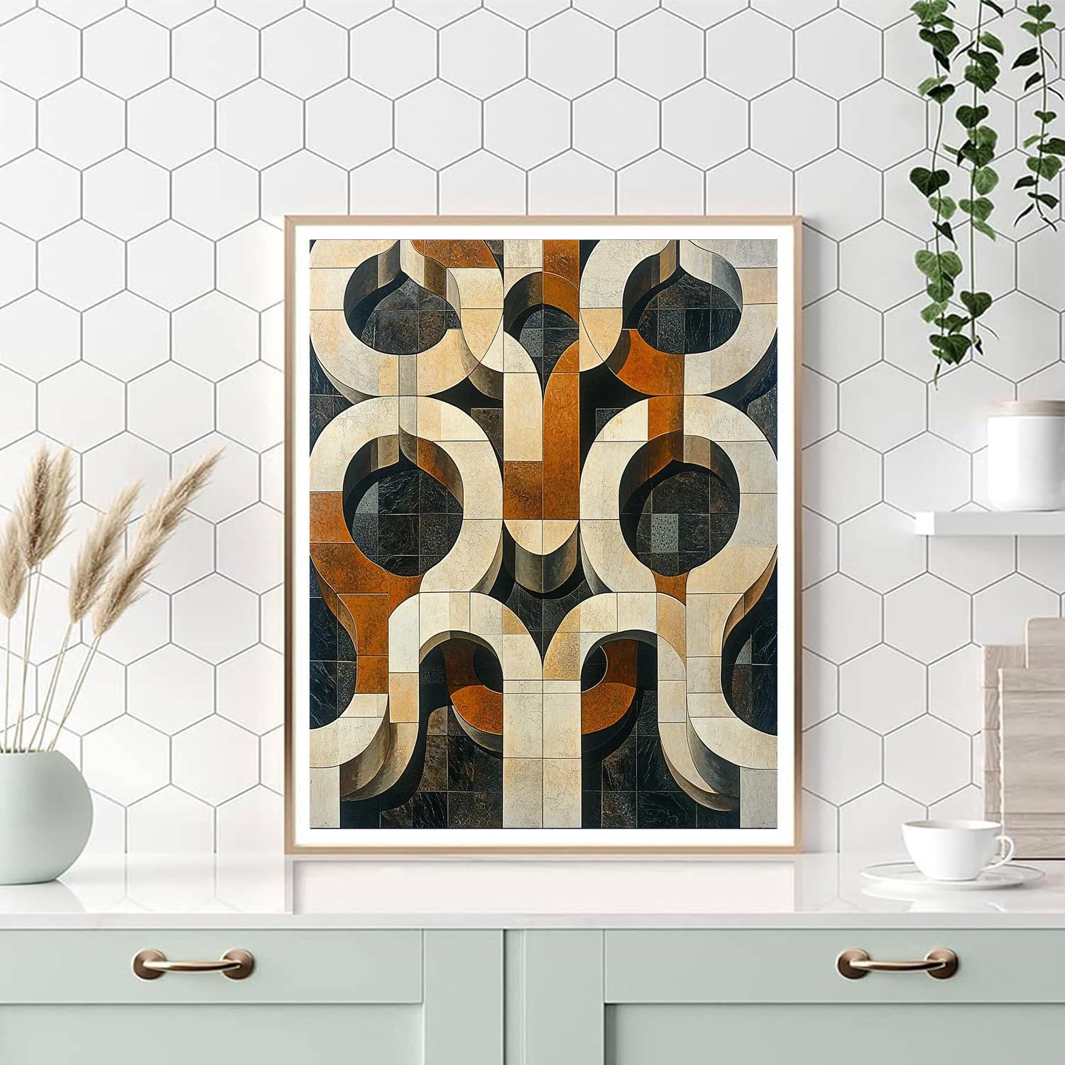 M.C. Escher Inspired Tiling The Infinite  Paint By Numbers Kits