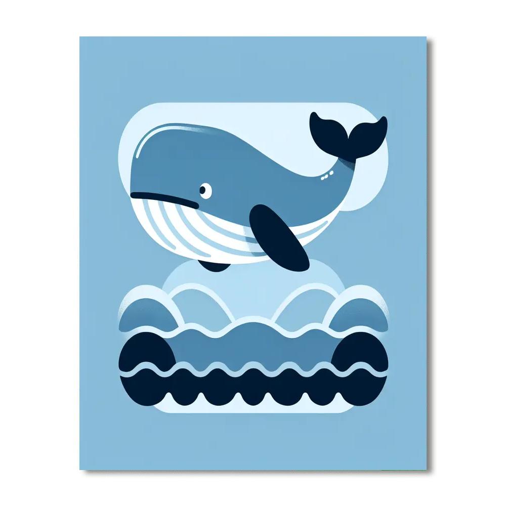 Whale's Majestic Ocean Voyage Paint By Numbers Kits