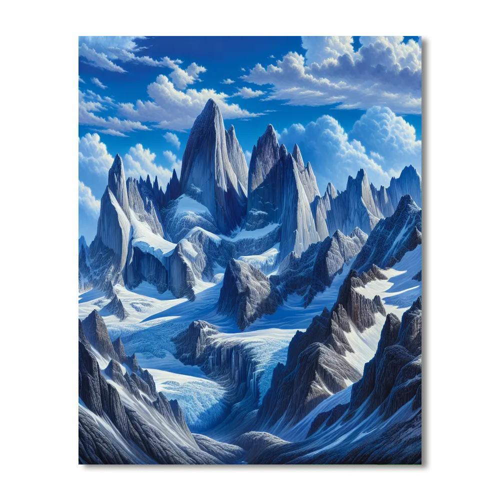 Mountain Majesty Vision Painting Number Kit