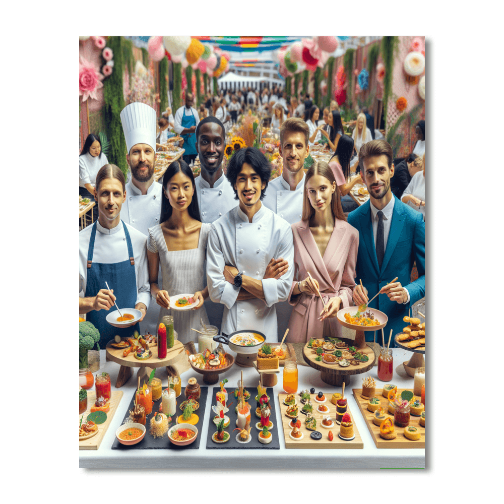 Wellington On A Plate - New Zealand Paint By Numbers