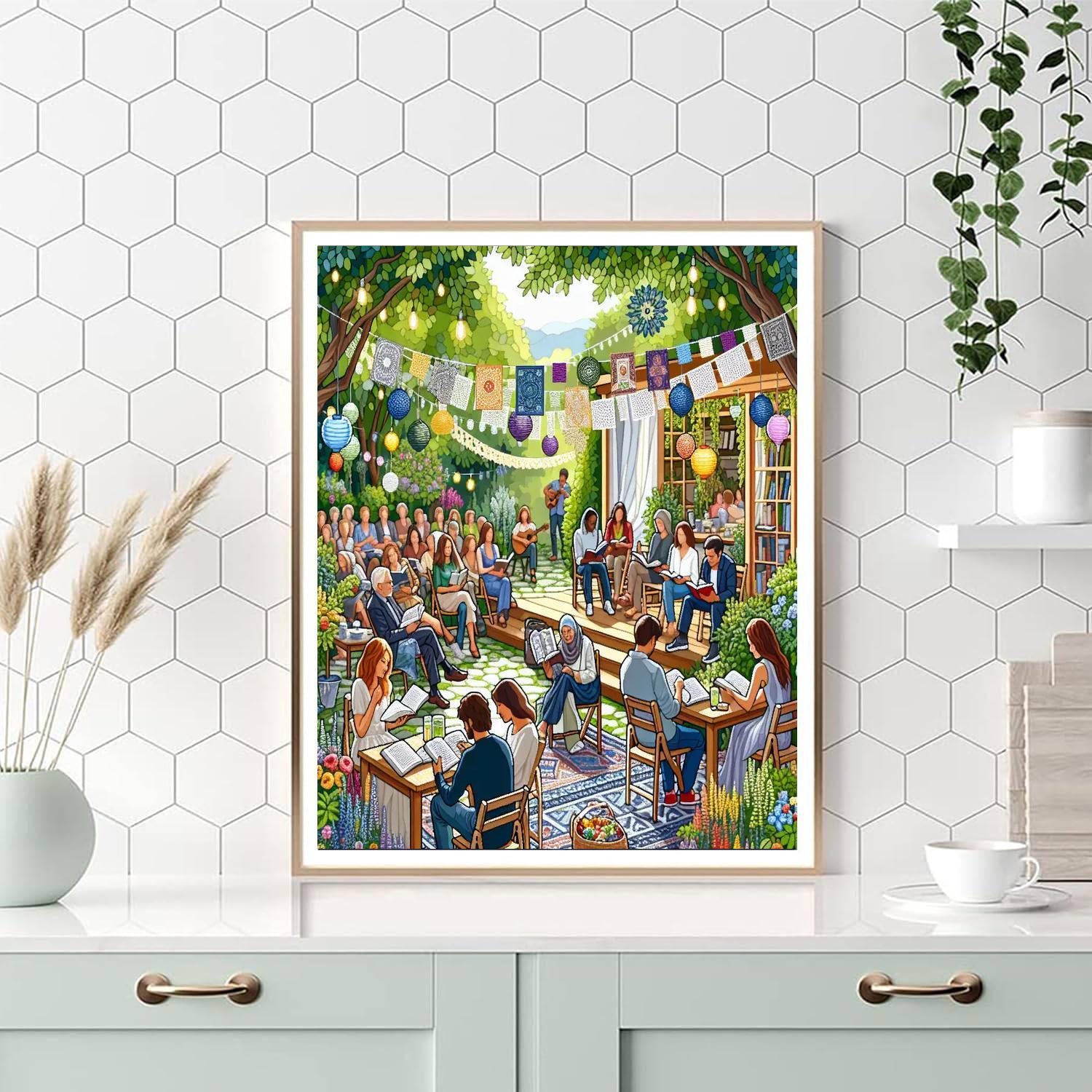 Willem Ii - Festival Of Literature - Netherlands Painting By Numbers Kit