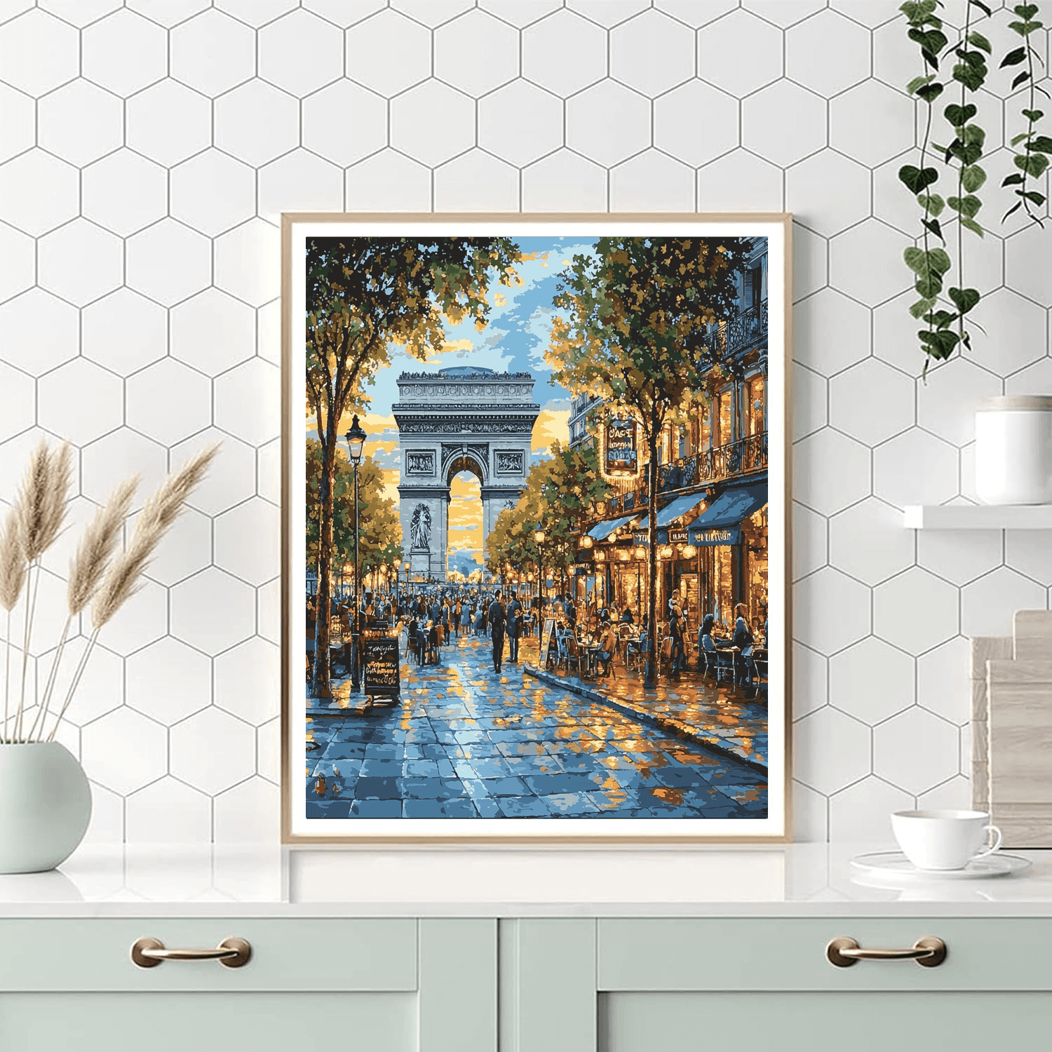 Avenue Des Champs-Élysées Painting Number Kit