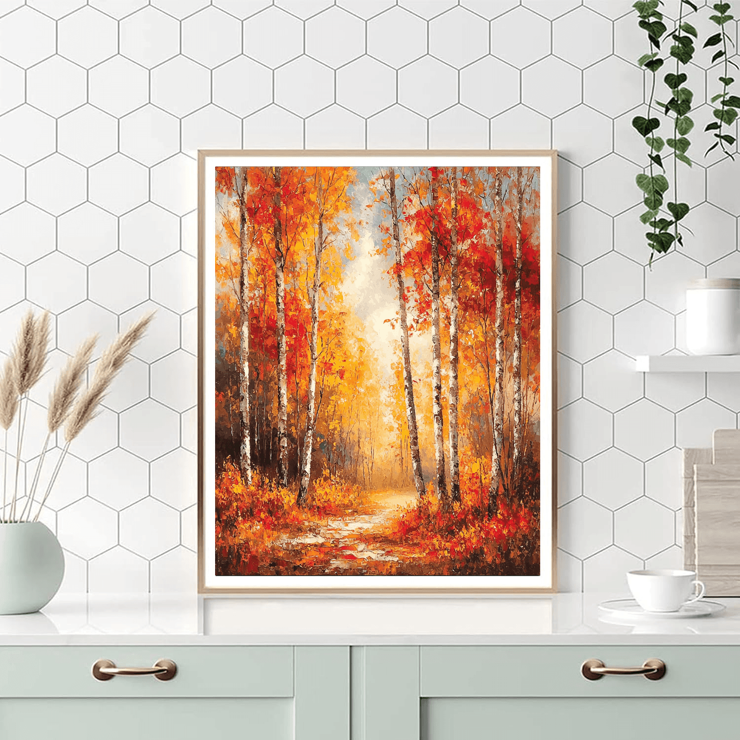 John Constable Inspired Embers Of Autumn  Painting By Numbers Kit