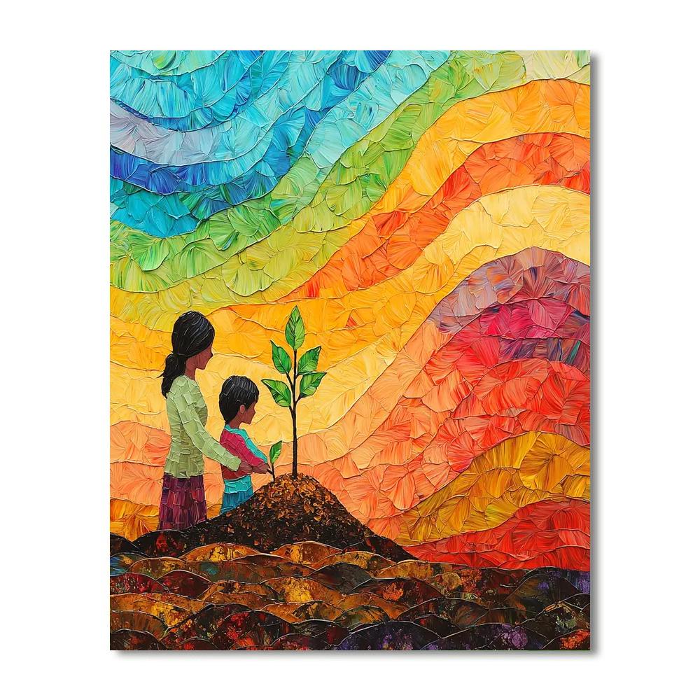 Growing Love Numbered Painting Kits