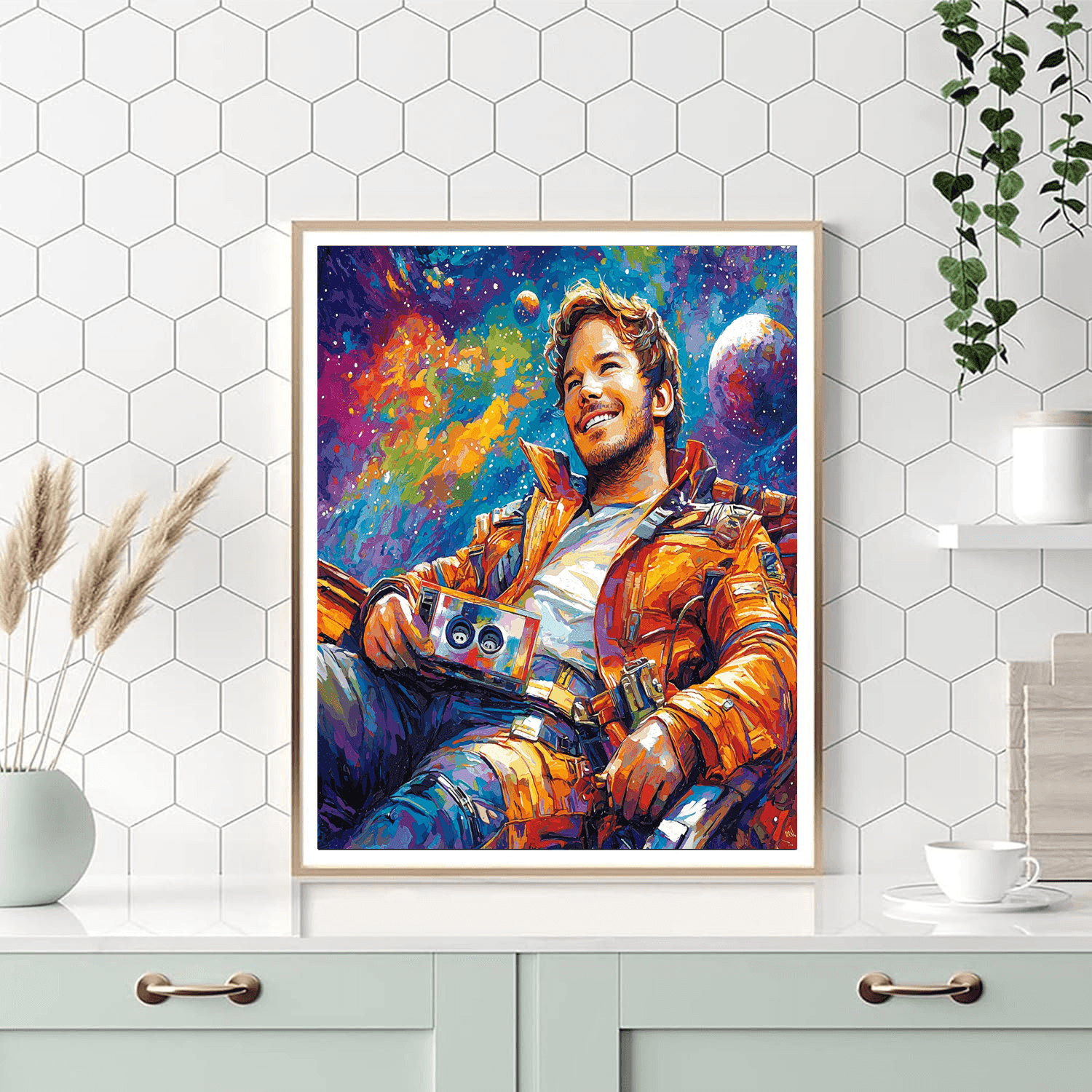 Chris Pratt: From Parks To The Stars Of Guardians Painting By Numbers Kit