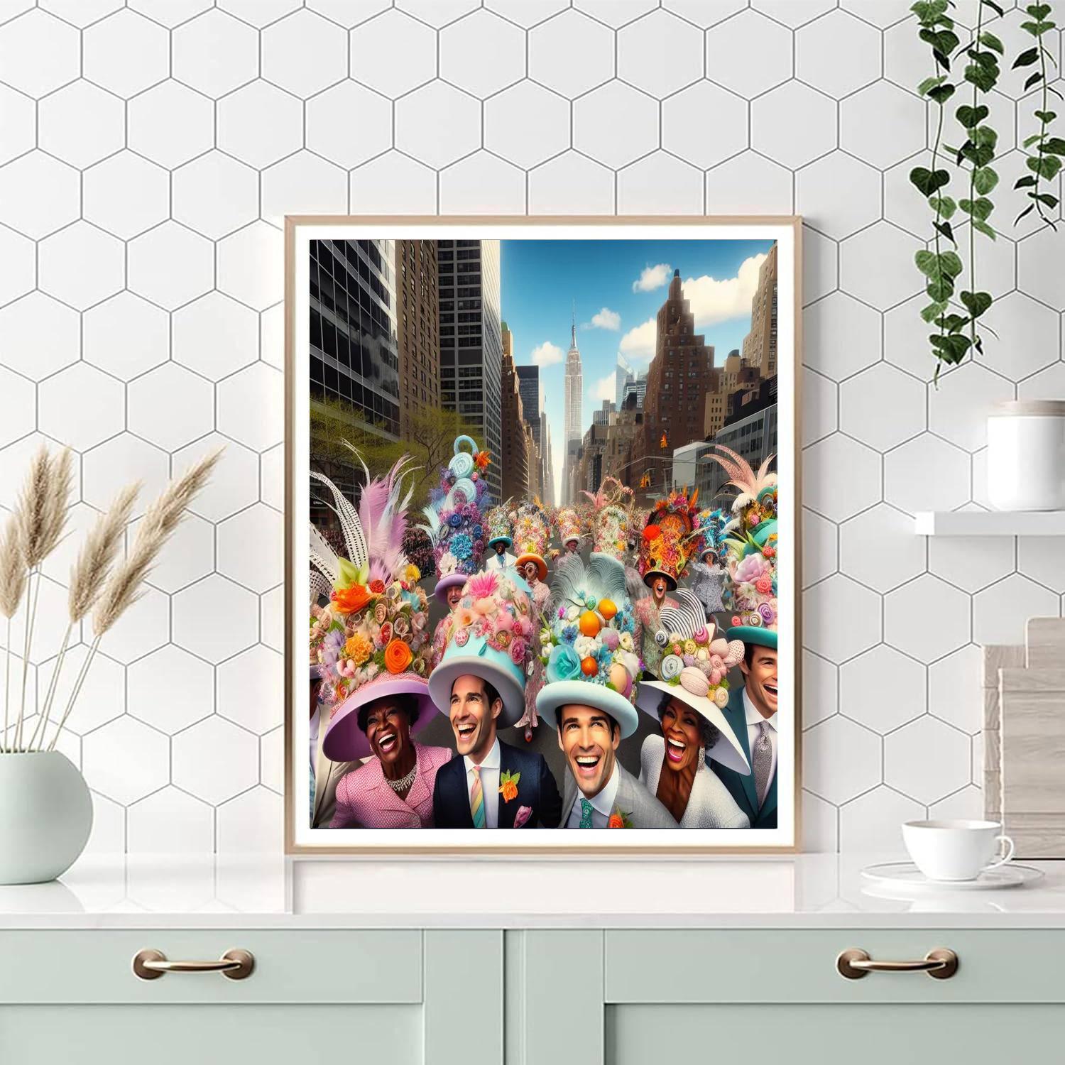 Easter Parade And Bonnet Festival - Usa Paint By Numbers