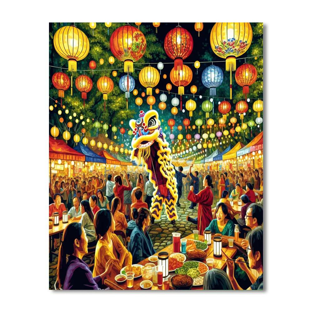 Lantern Festival - Auckland Paint By Numbers Kits