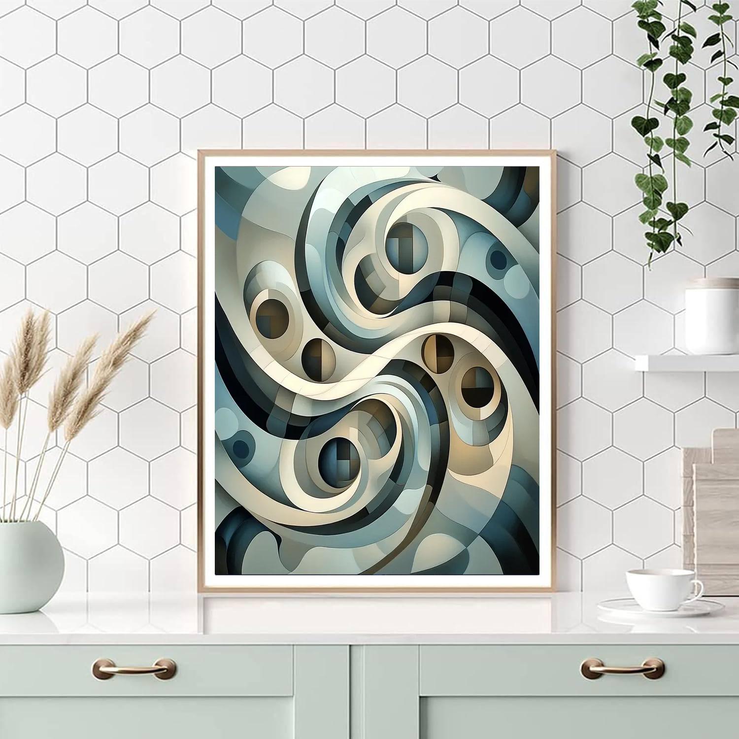 M.C. Escher Inspired The Illusion Of Infinity  Paint By Numbers Kits