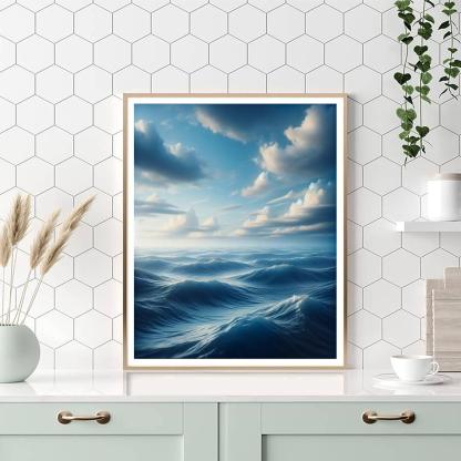 Sapphire Ocean Serenity Paint By Numbers Kits