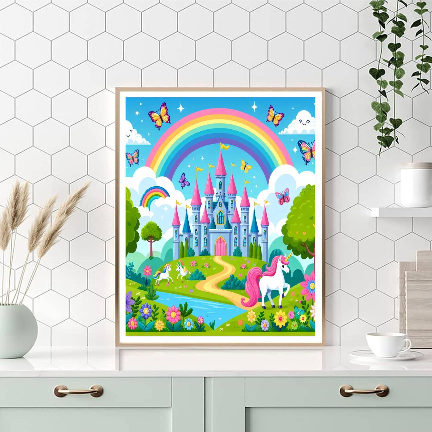 Magical Castle Dream Numbered Painting Kits