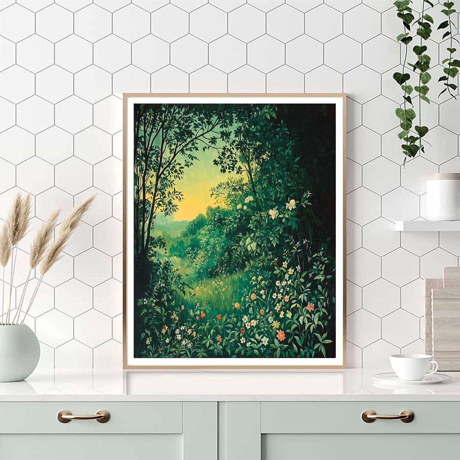 Frida Kahlo Inspired The Whispering Forest  Painting By Numbers Kit