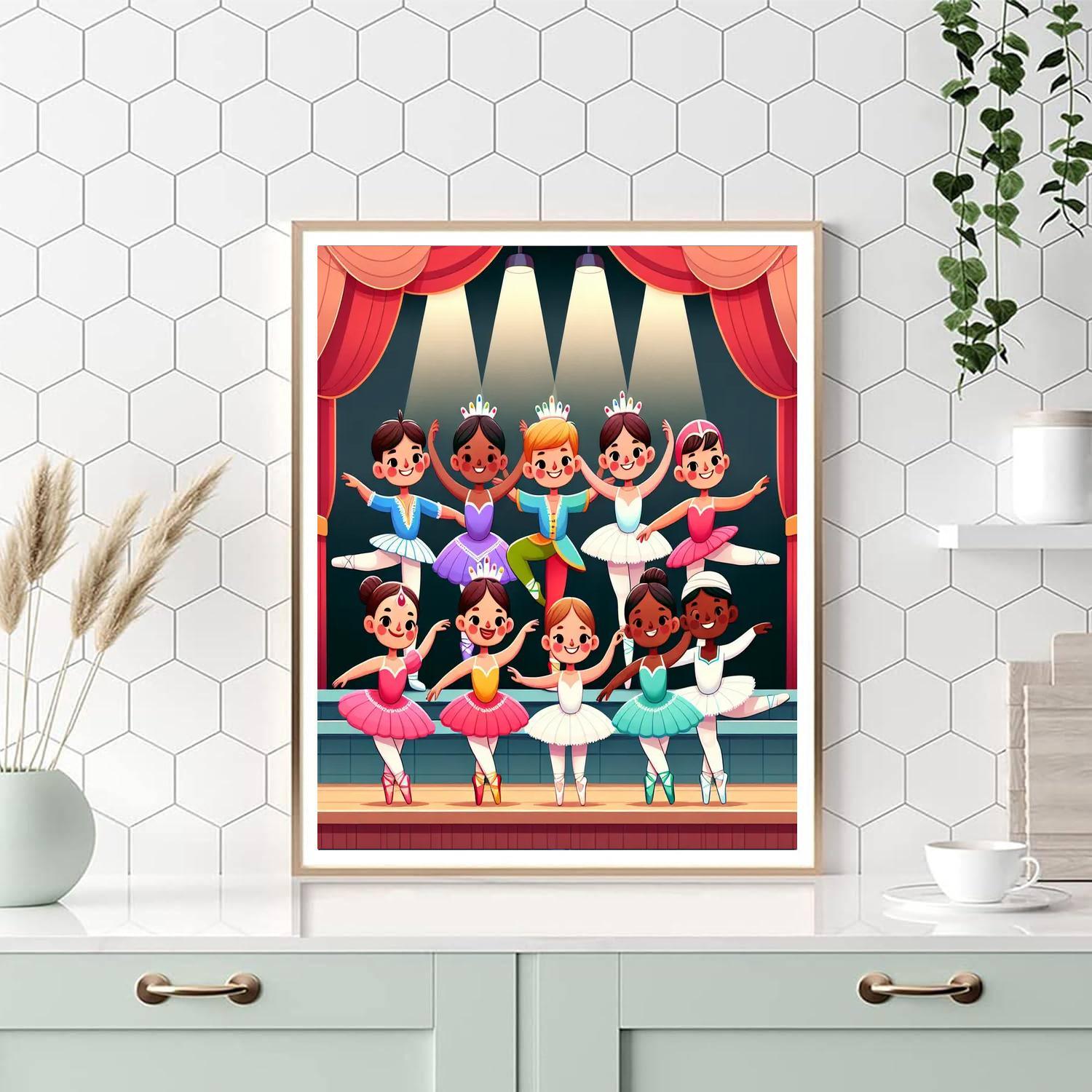 Ballet Dancers Paint By Number