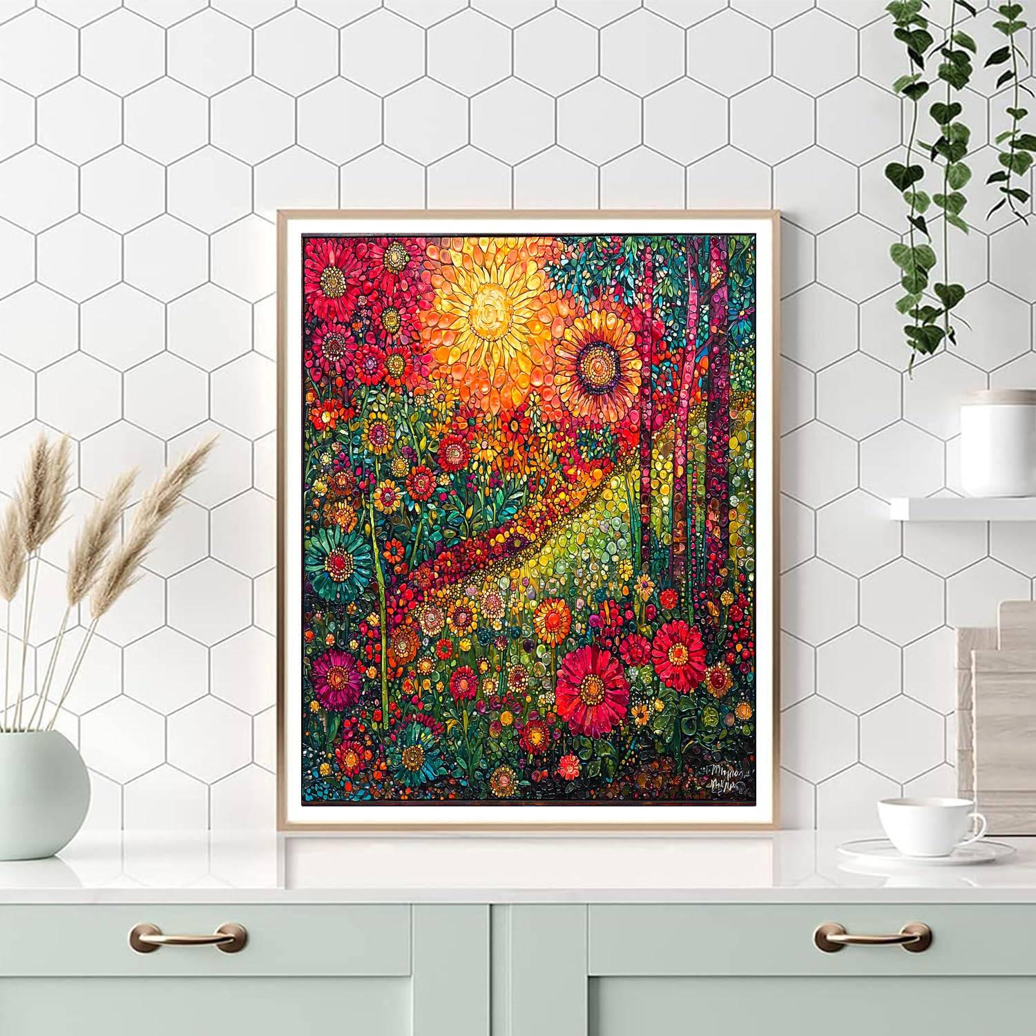 Frida Kahlo Inspired Tapestry Of Feelings  Numbered Painting Kits