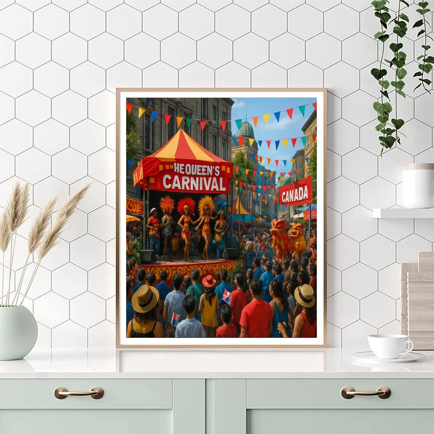 The Queen's Carnival - Canada DIY Paint By Numbers