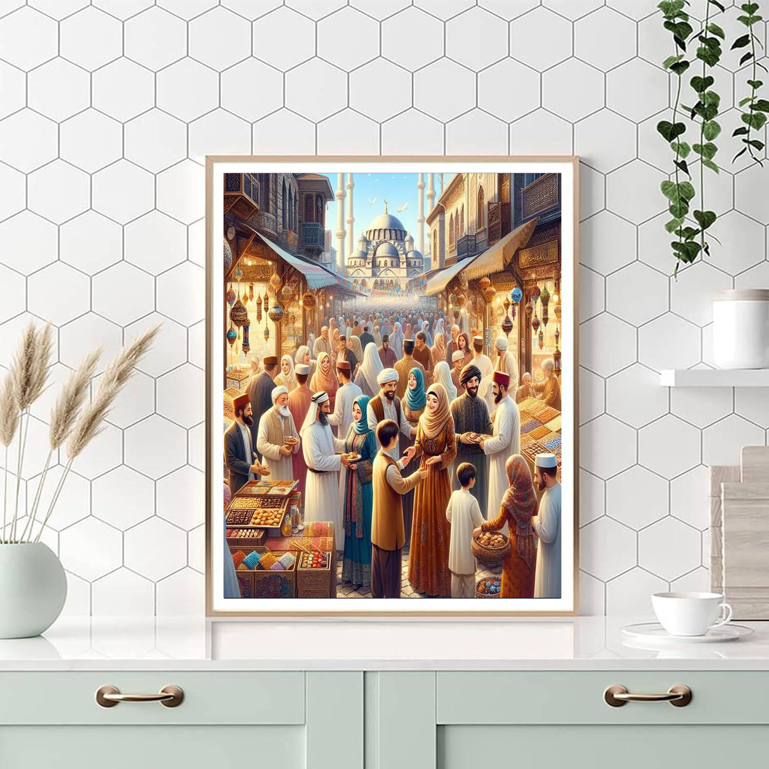 Eid Al-fitr Festival - Turkey DIY Paint By Numbers