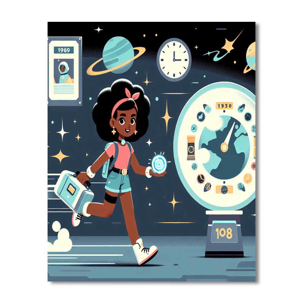 Galactic Time Traveler Paint By Number