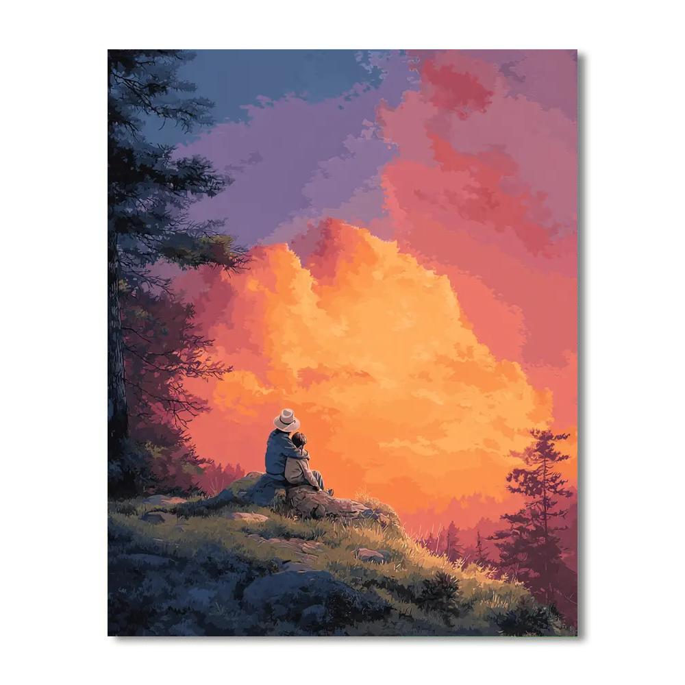 A Love Beyond Words Painting Number Kit