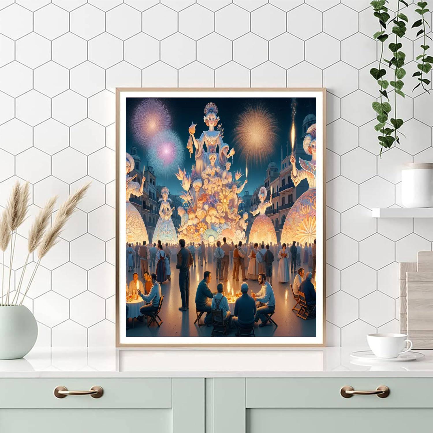 Valencia Fallas Paint By Color