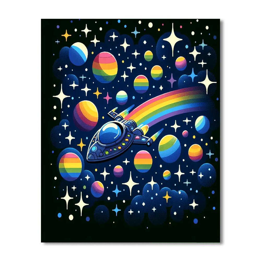 Starship Adventure Paint By Numbers Kits