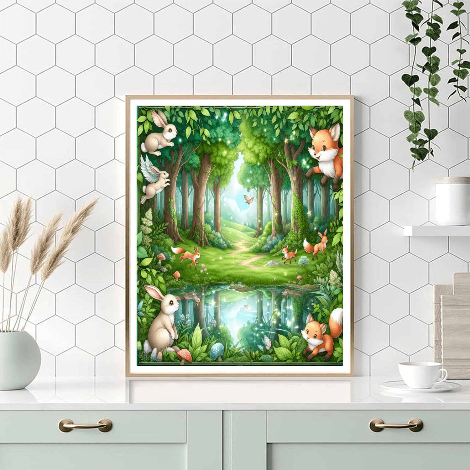 Enchanting Woodland Friends Paint By Color