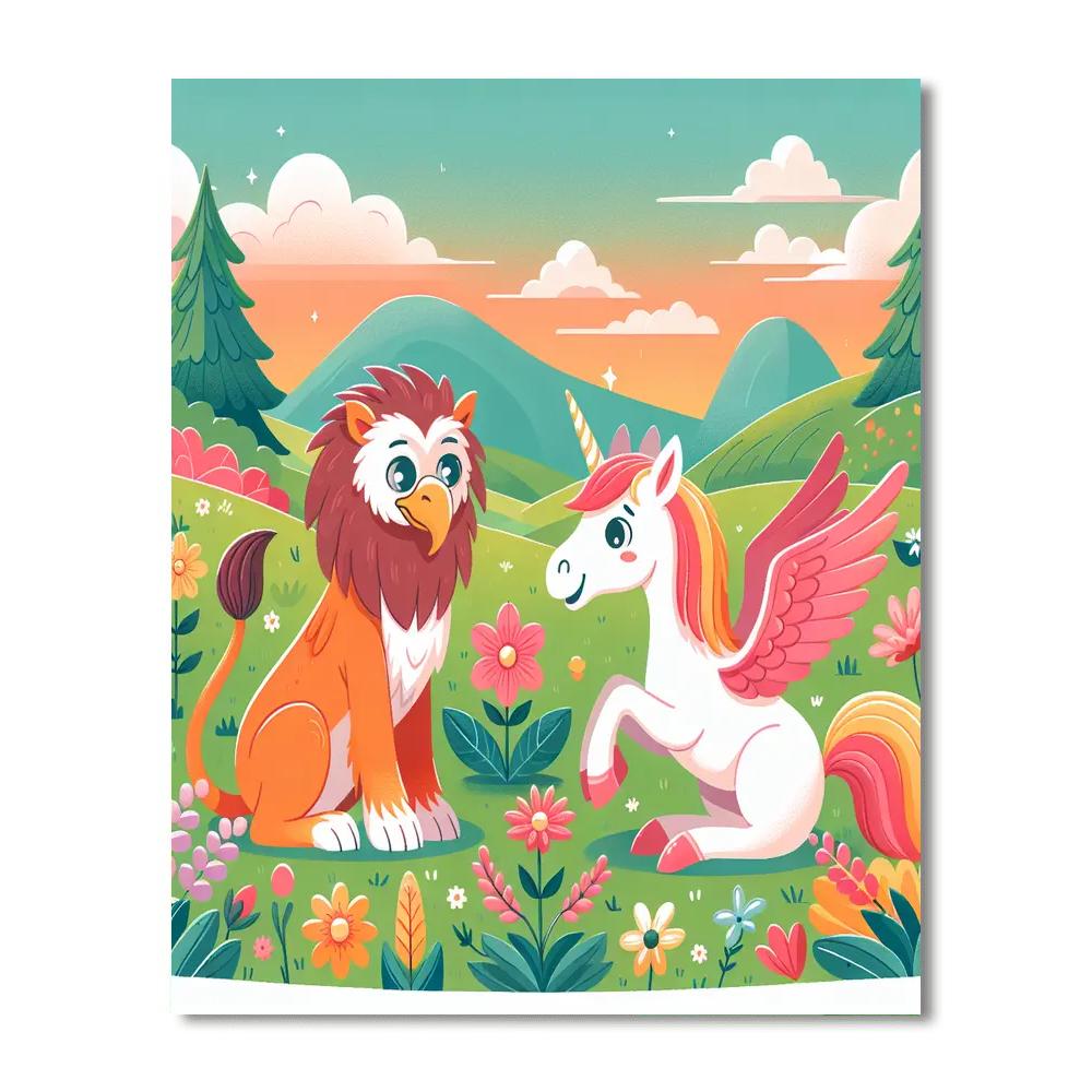 Fantasy Creature Safari Paint By Numbers Kits