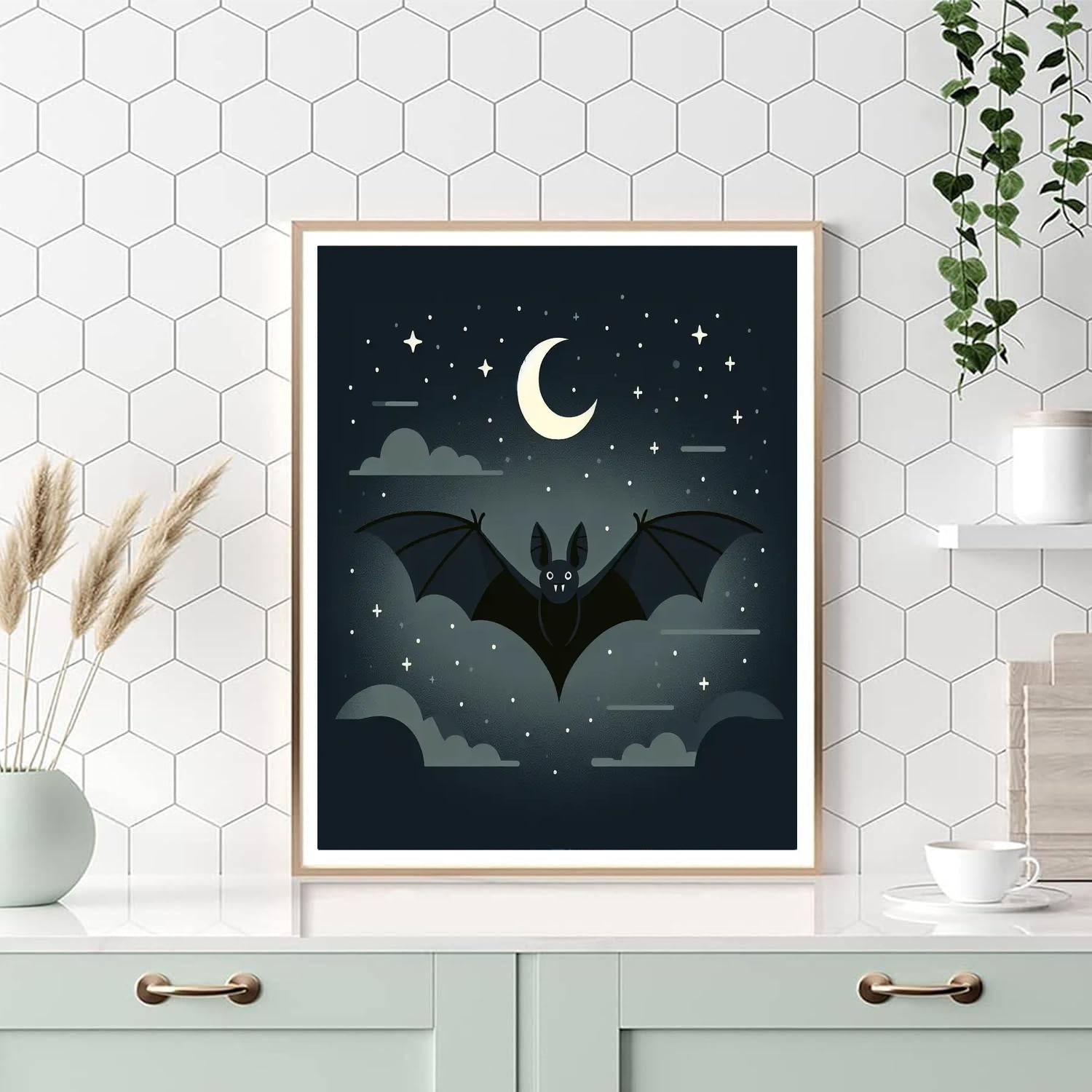 Brave Bat Paint By Numbers Art
