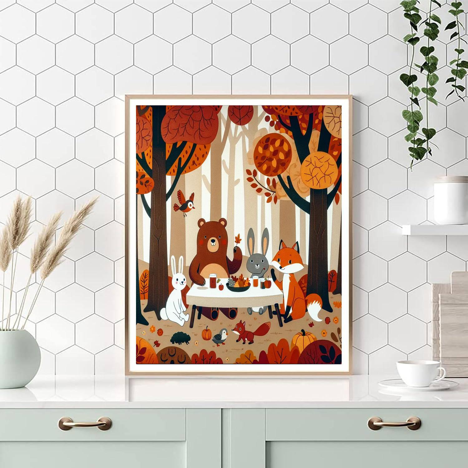 Fantastic Forest Feast Paint By Color