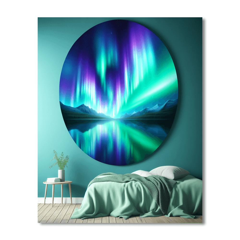 Dazzling Aurora Borealis Paint By Number